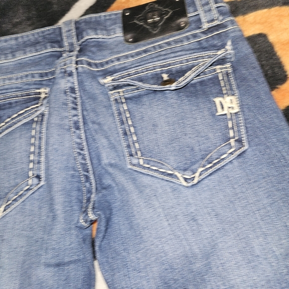 Gifted FREE with Purchase ⭐️ D-9 Joplin Distressed Flare Jeans 27 - Picture 2 of 16